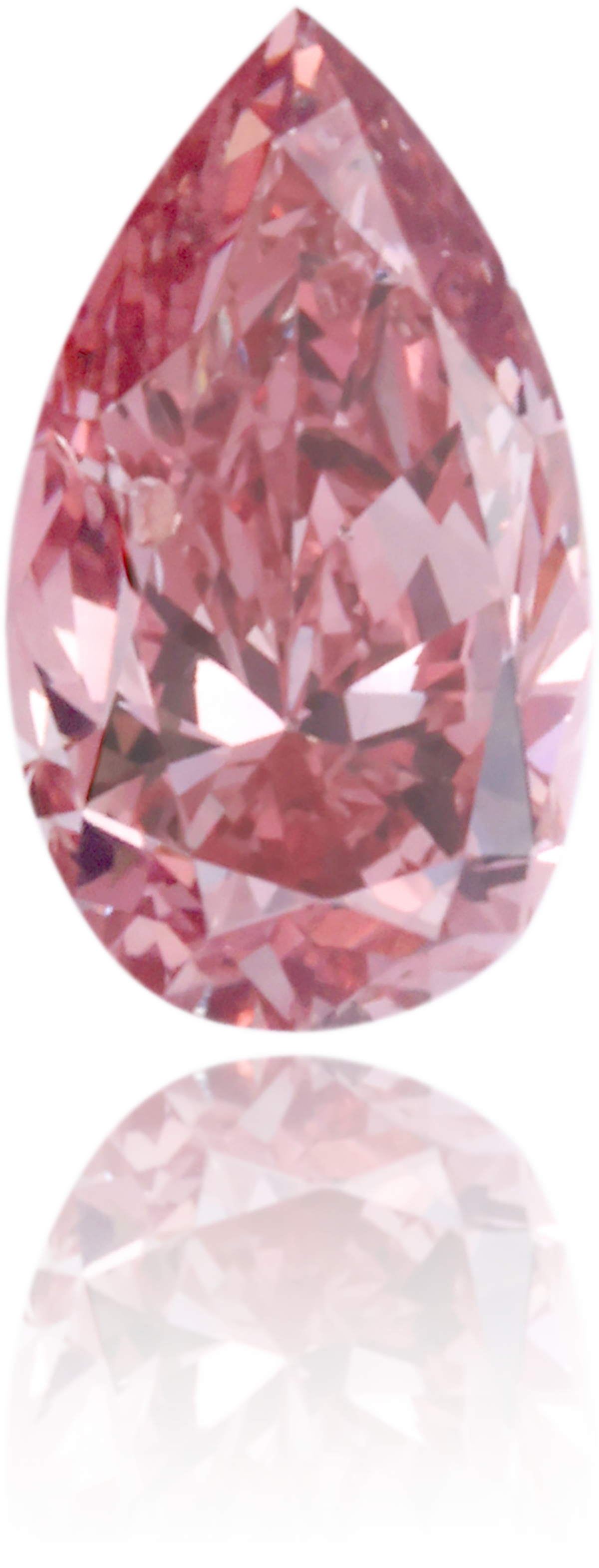 Natural Pink Diamond Pear Shape 0.17 ct Polished