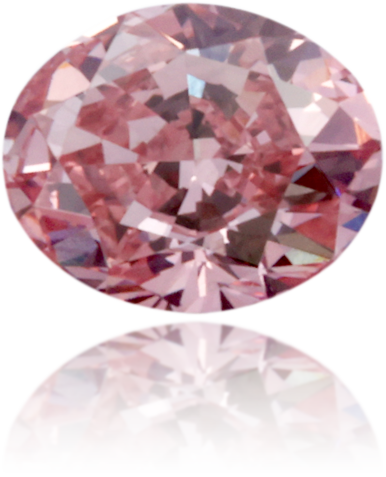 Natural Pink Diamond Oval 0.15 ct Polished