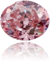 Natural Pink Diamond Oval 0.15 ct Polished