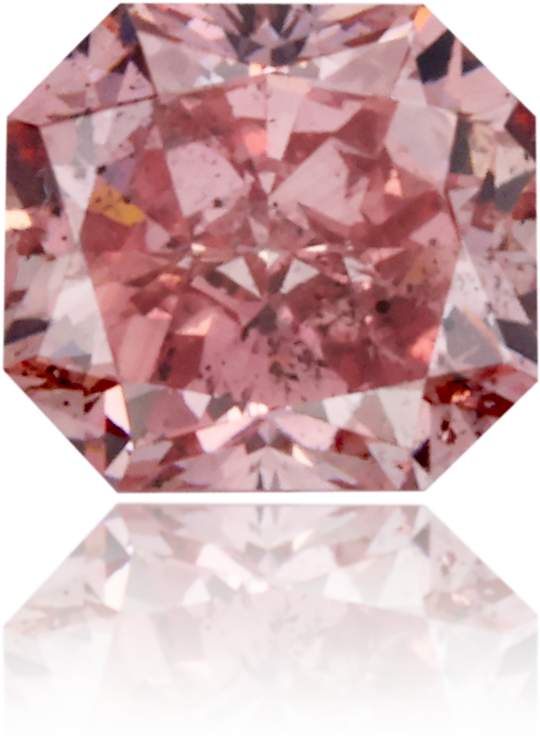 Natural Pink Diamond Rectangle 0.38 ct Polished