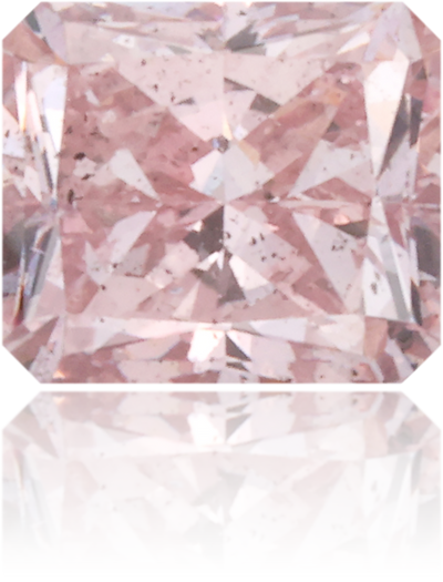 Natural Pink Diamond Rectangle 0.41 ct Polished