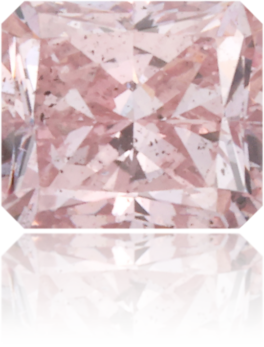 Natural Pink Diamond Rectangle 0.41 ct Polished