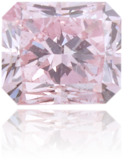 Natural Pink Diamond Rectangle 0.37 ct Polished