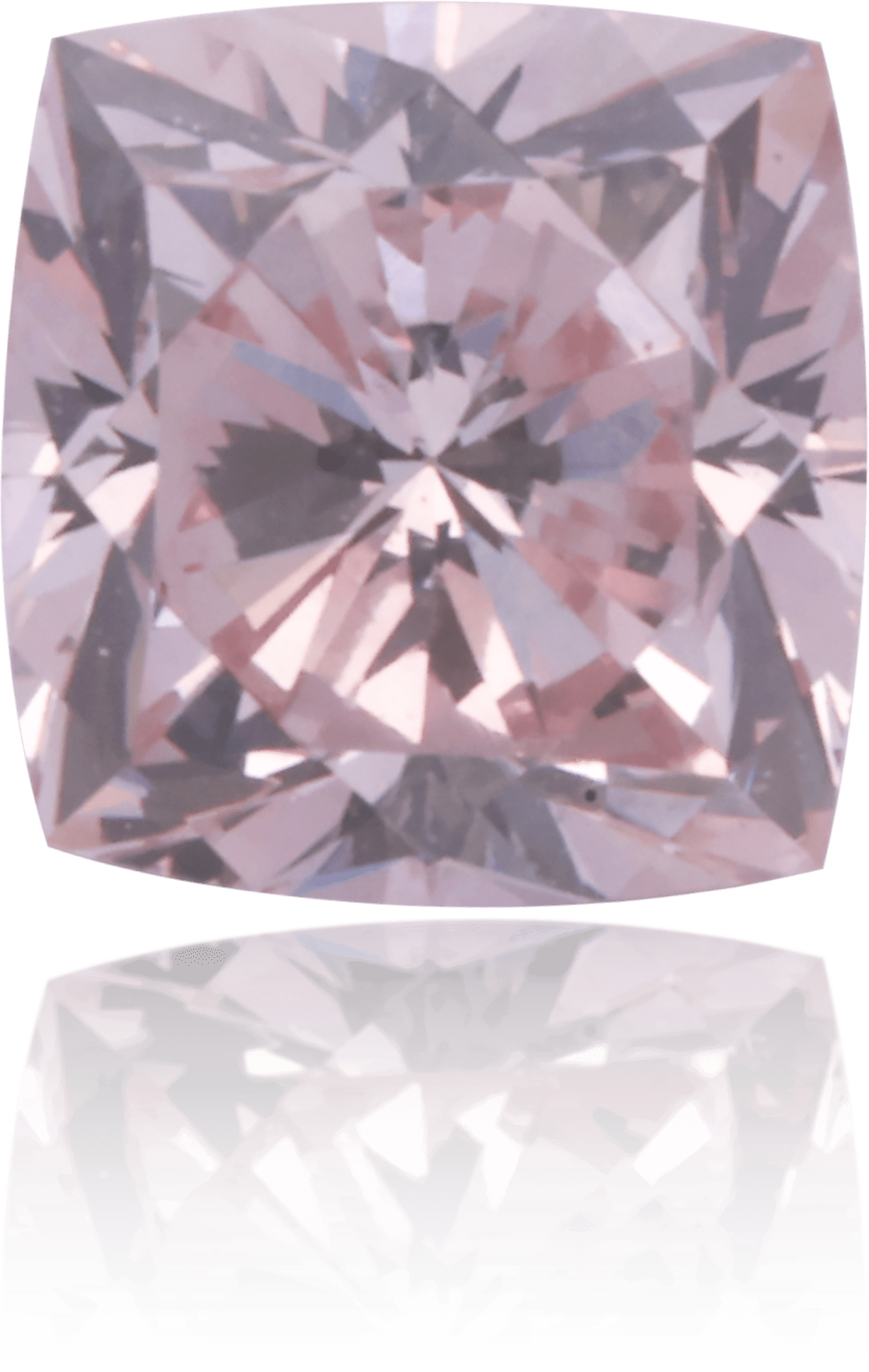 Natural Pink Diamond Cushion 0.38 ct Polished