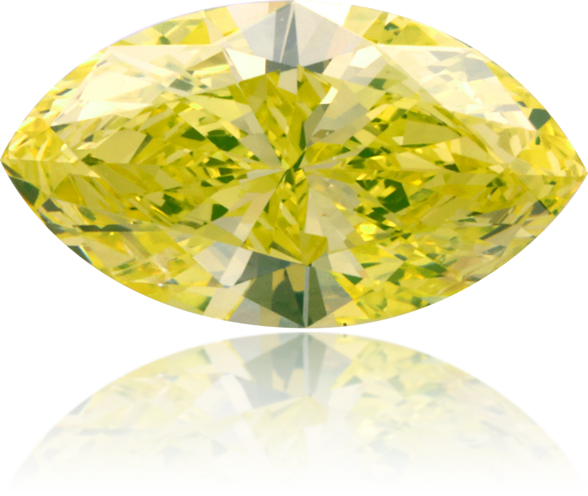 Natural Green Diamond Marquise 0.75 ct Polished