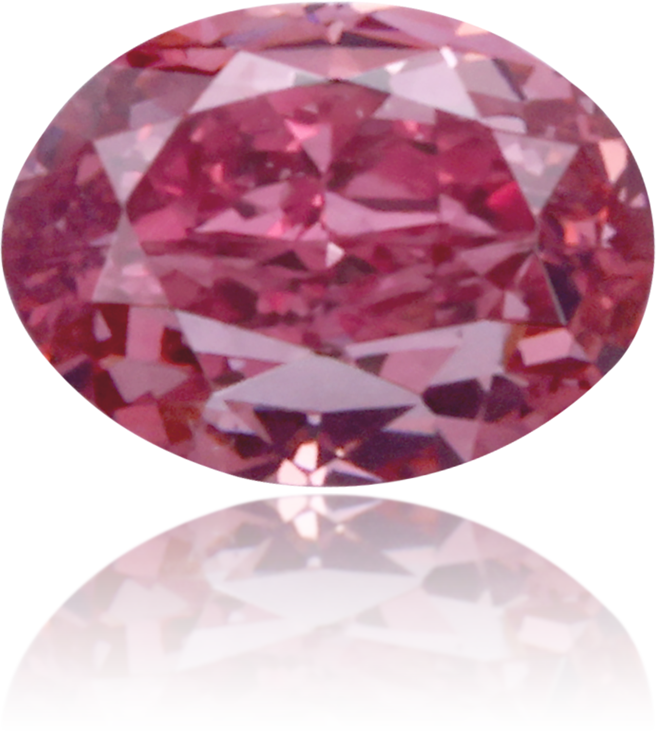 Natural Pink Diamond Oval 0.14 ct Polished