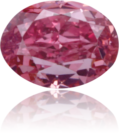Natural Pink Diamond Oval 0.14 ct Polished