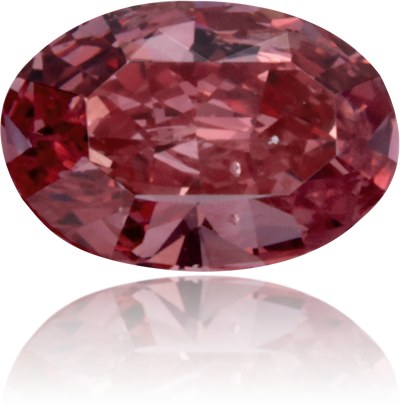 Natural Pink Diamond Oval 0.33 ct Polished