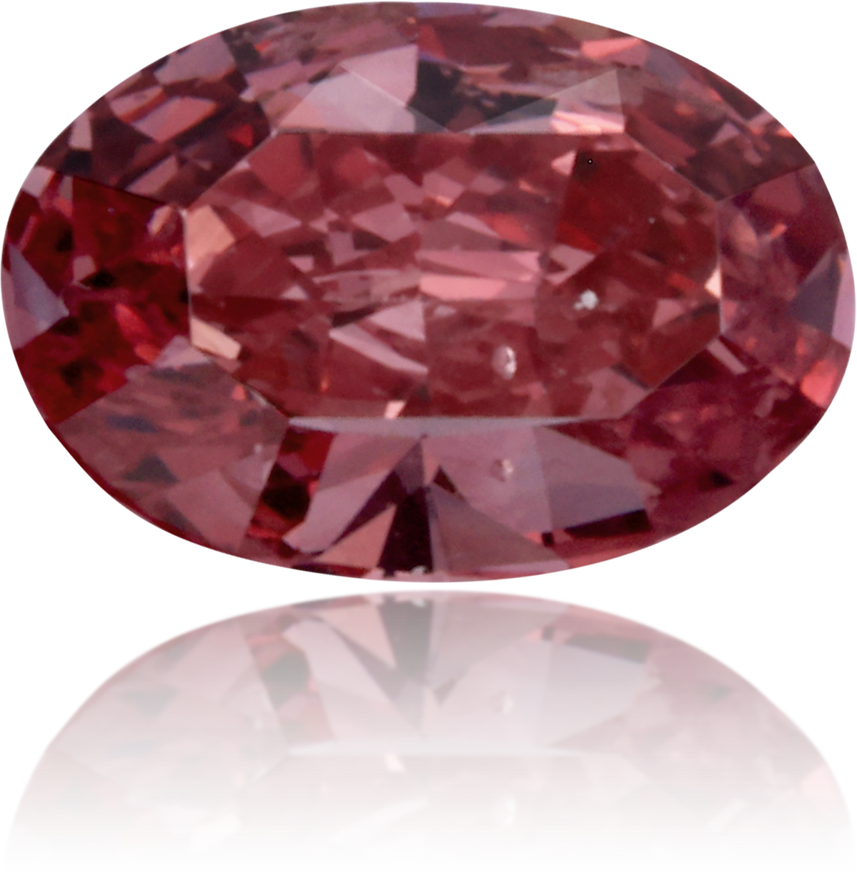 Natural Pink Diamond Oval 0.33 ct Polished