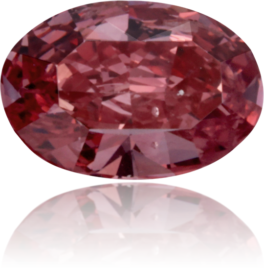 Natural Pink Diamond Oval 0.33 ct Polished