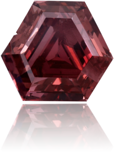 Natural Pink Diamond Triangle 0.51 ct Polished