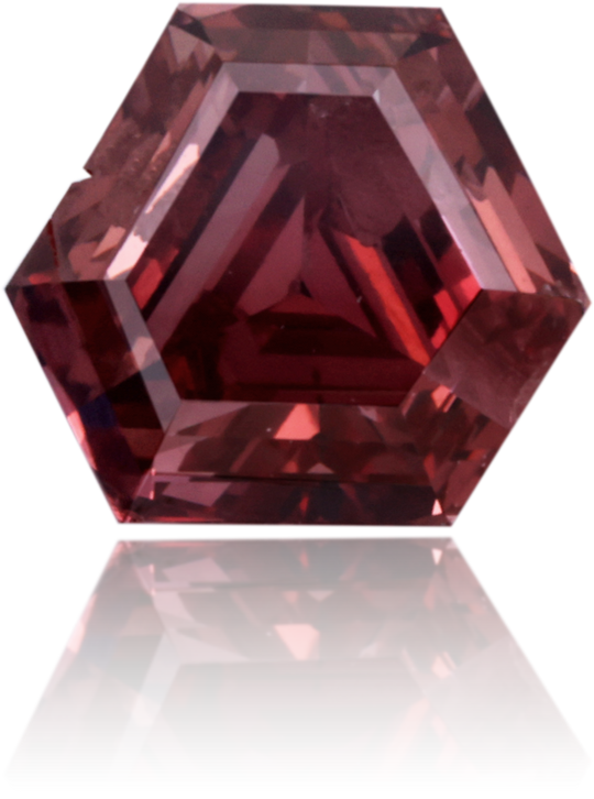 Natural Pink Diamond Triangle 0.51 ct Polished