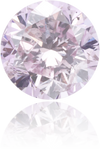 Natural Purple Diamond Round 0.85 ct Polished