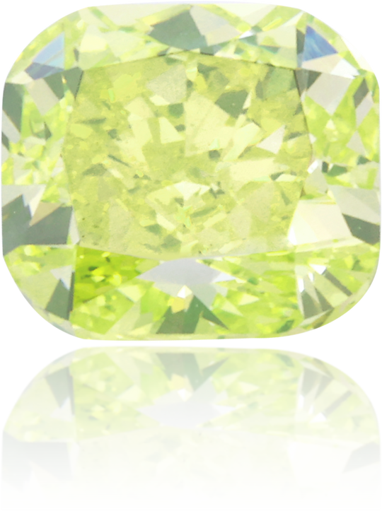Natural Green Diamond Rectangle 1.16 ct Polished