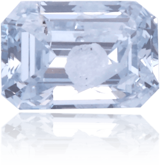 Natural Blue Diamond Rectangle 0.37 ct Polished