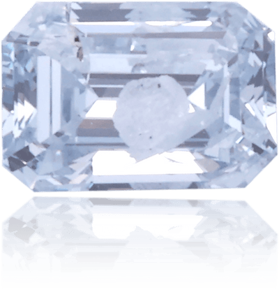 Natural Blue Diamond Rectangle 0.37 ct Polished