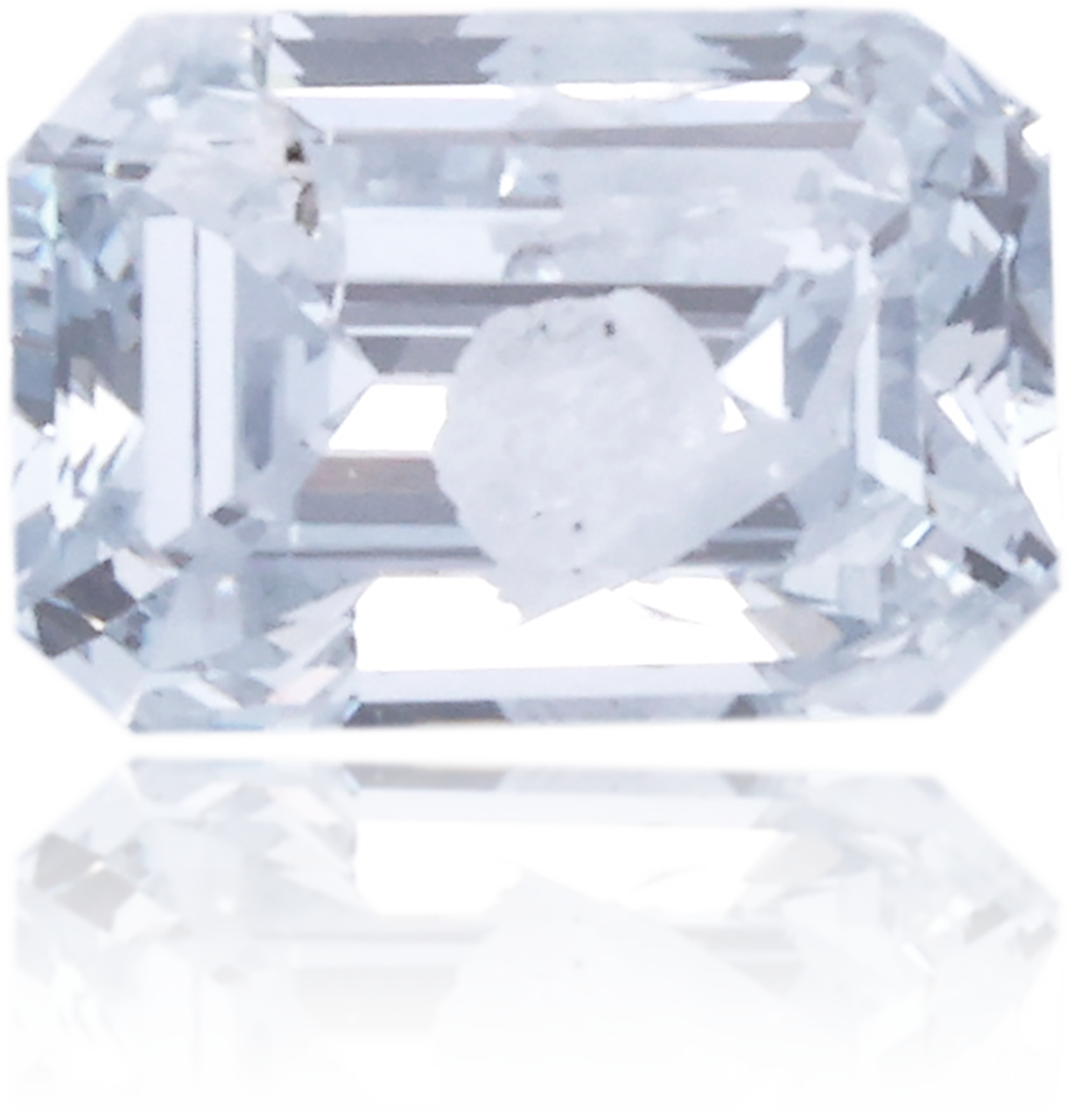 Natural Blue Diamond Rectangle 0.37 ct Polished