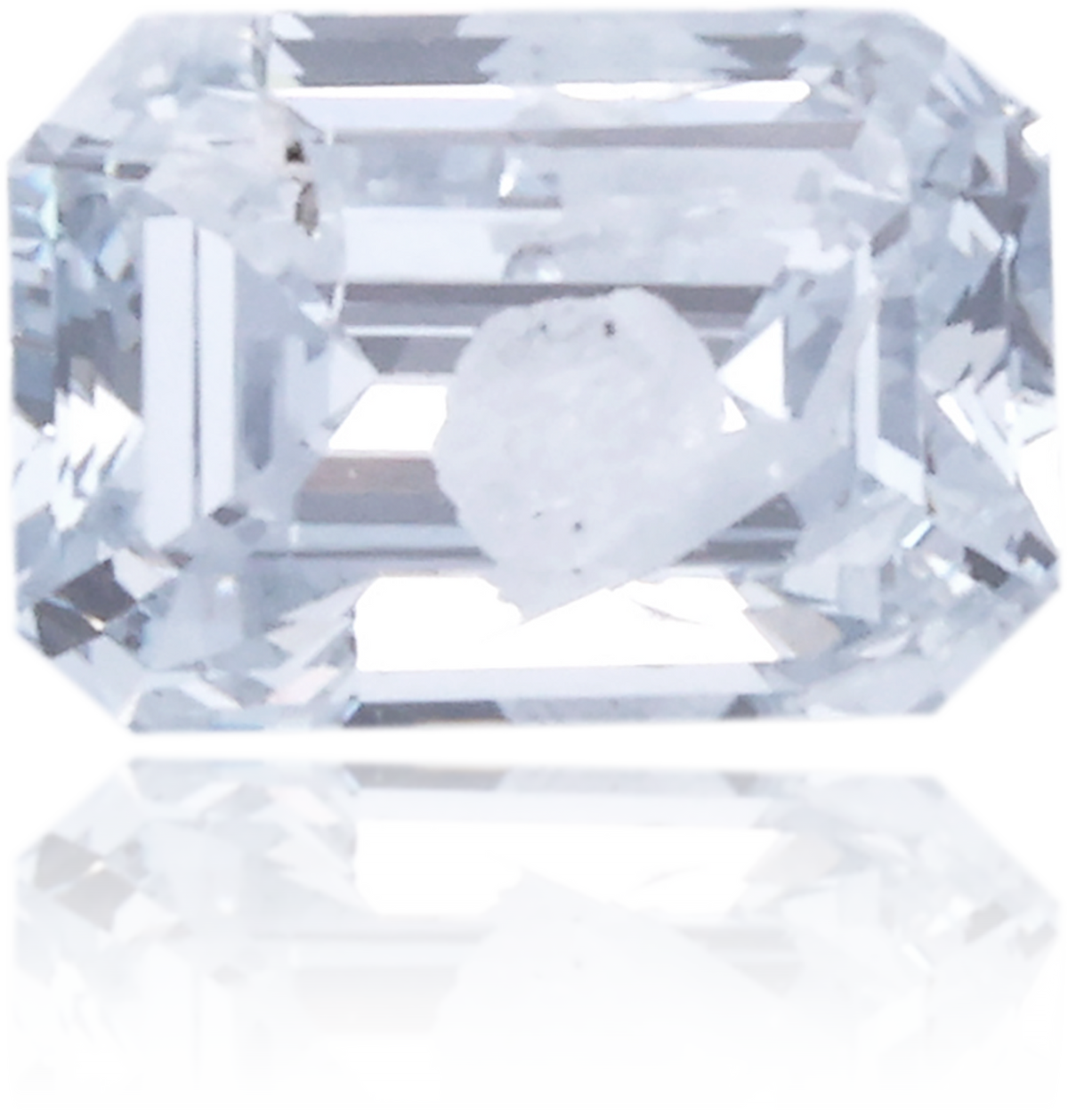 Natural Blue Diamond Rectangle 0.37 ct Polished