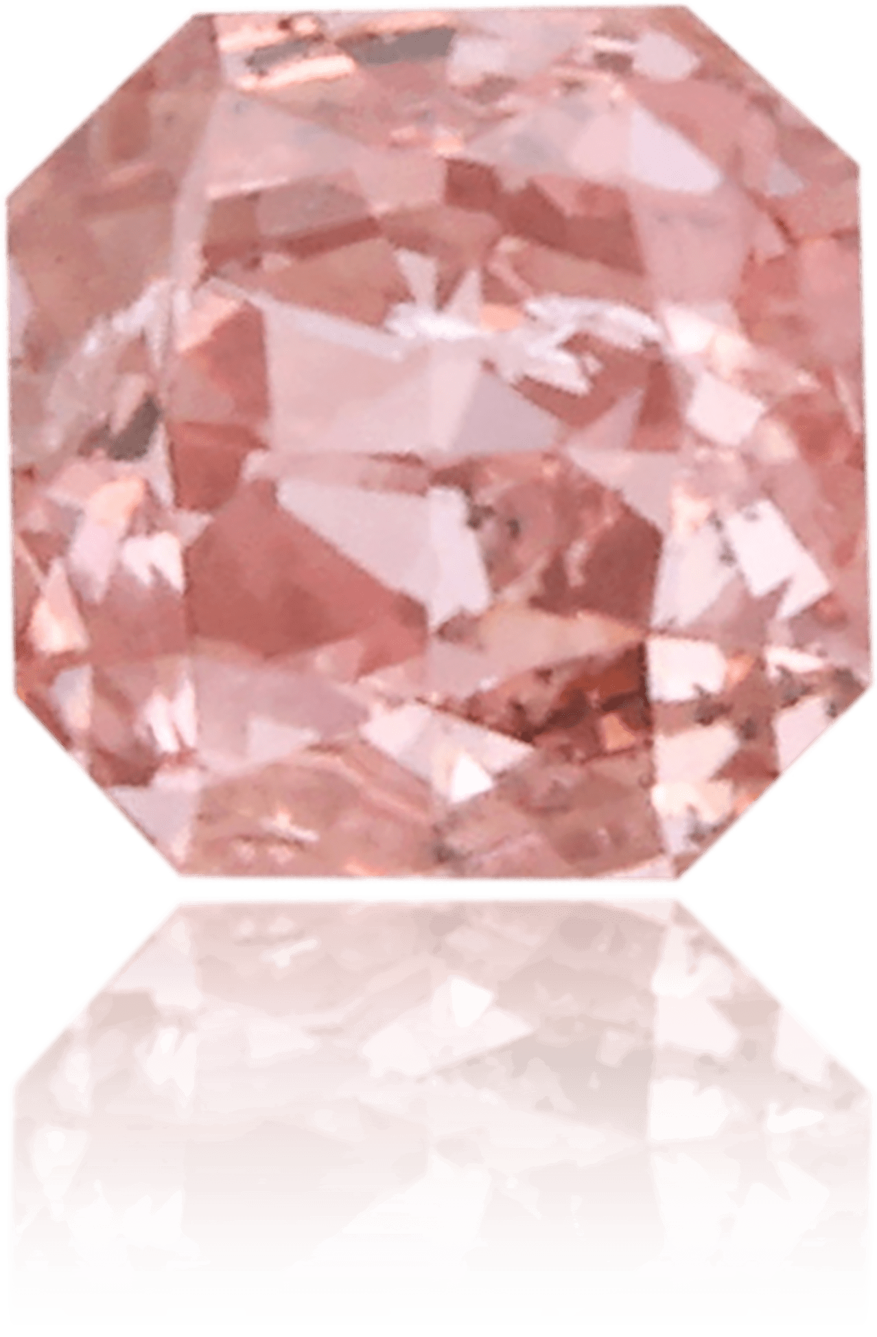 Natural Pink Diamond Rectangle 0.25 ct Polished