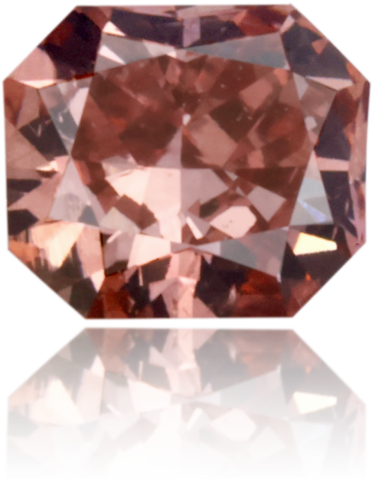 Natural Pink Diamond Rectangle 0.21 ct Polished