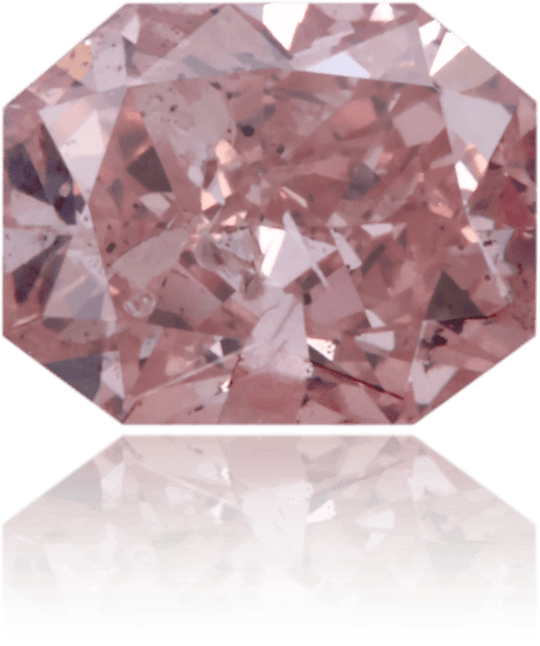 Natural Pink Diamond Rectangle 0.34 ct Polished
