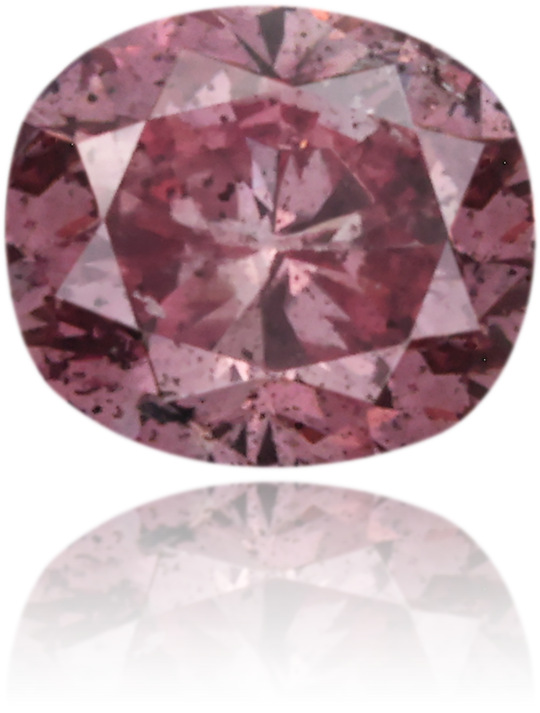 Natural Pink Diamond Cushion 0.34 ct Polished