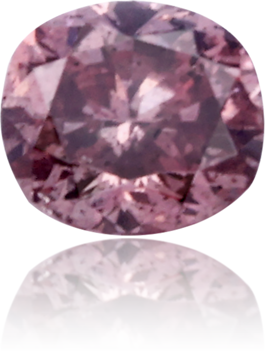 Natural Pink Diamond Cushion 0.34 ct Polished
