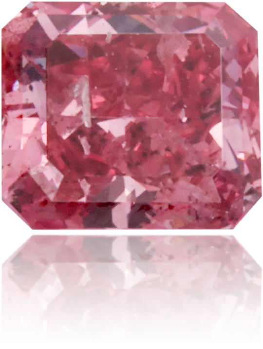 Natural Pink Diamond Rectangle 0.40 ct Polished