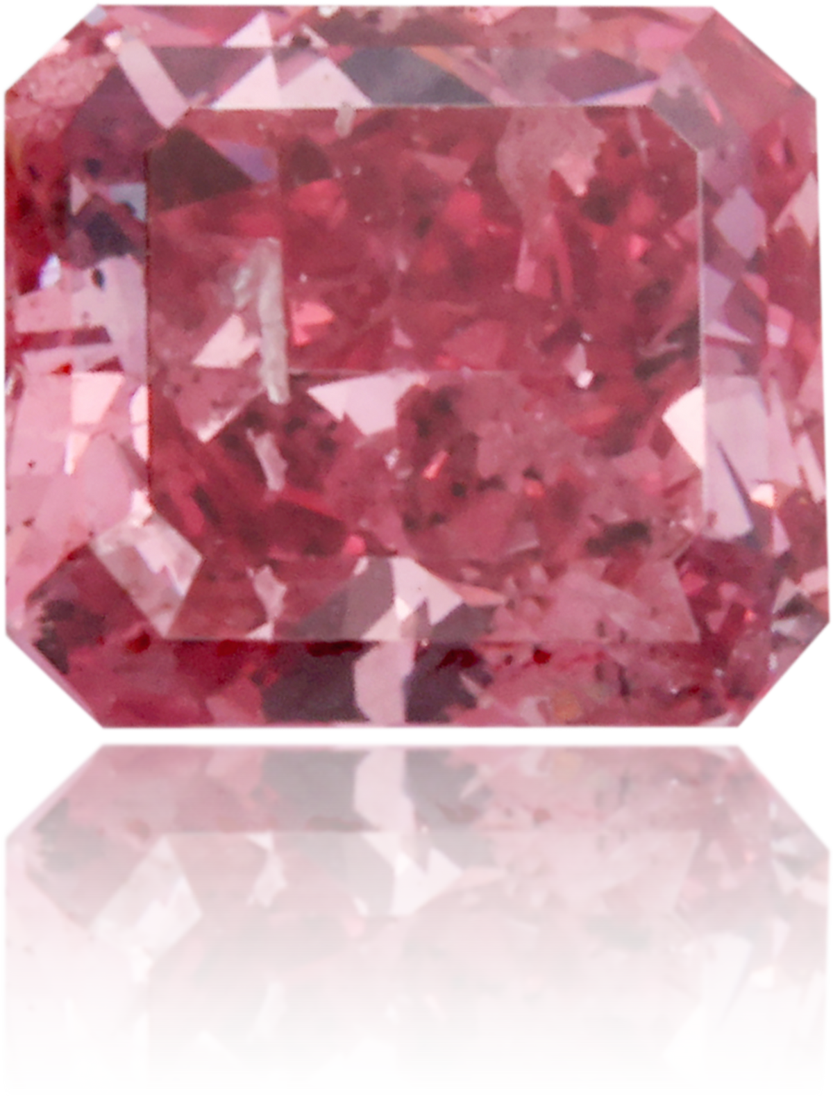 Natural Pink Diamond Rectangle 0.40 ct Polished