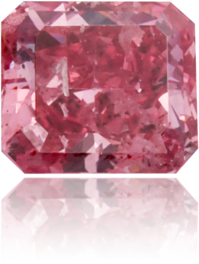 Natural Pink Diamond Rectangle 0.40 ct Polished