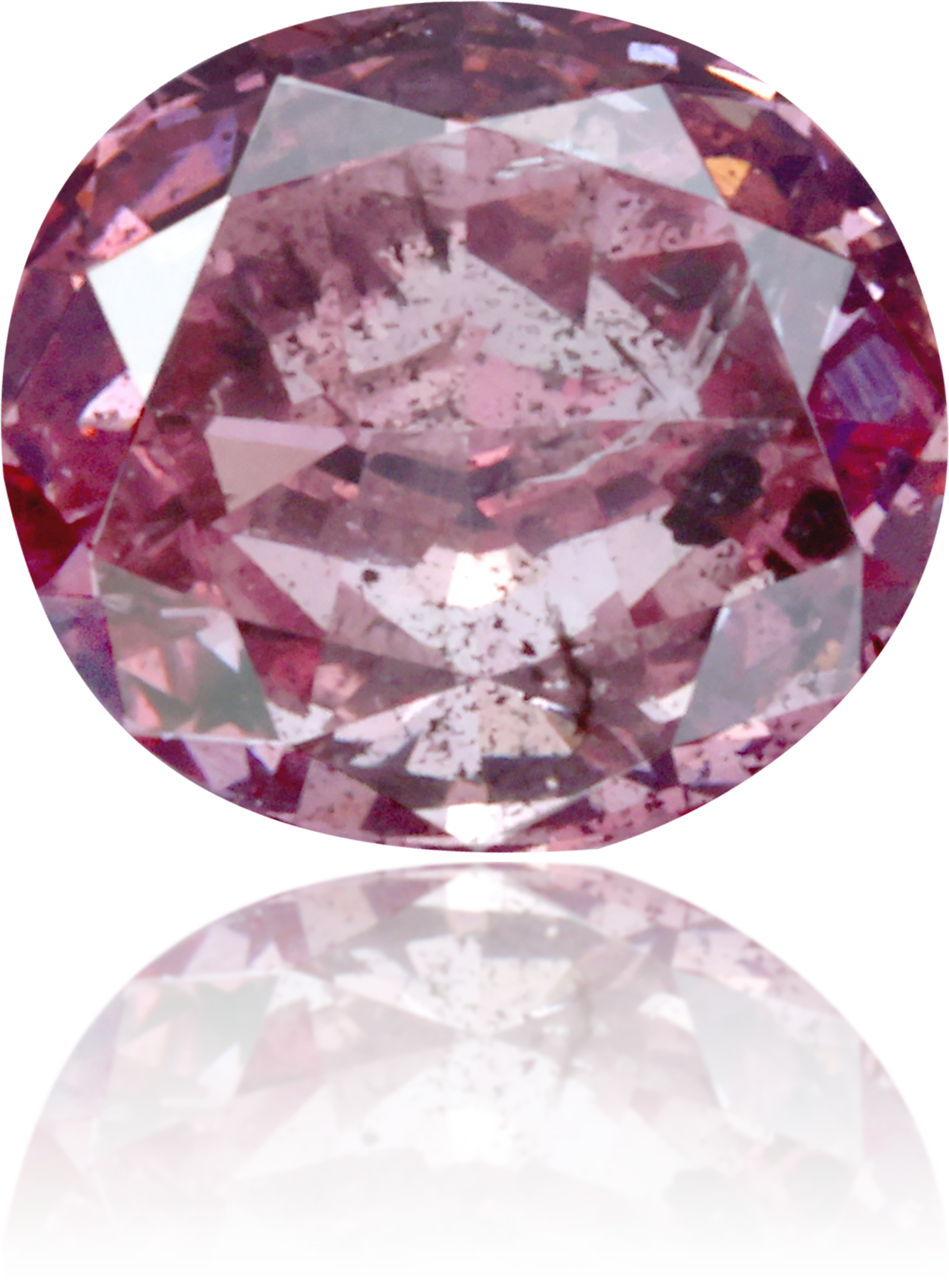 Natural Pink Diamond Oval 0.47 ct Polished