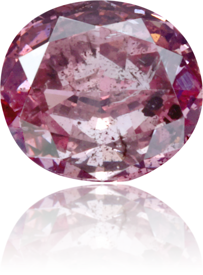 Natural Pink Diamond Oval 0.47 ct Polished