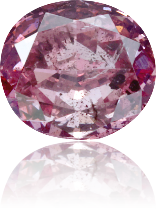 Natural Pink Diamond Oval 0.47 ct Polished