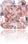Natural Pink Diamond Square 1.29 ct Polished
