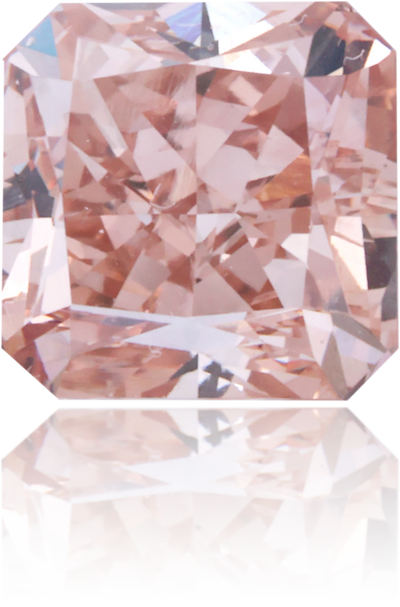 Natural Pink Diamond Square 1.29 ct Polished
