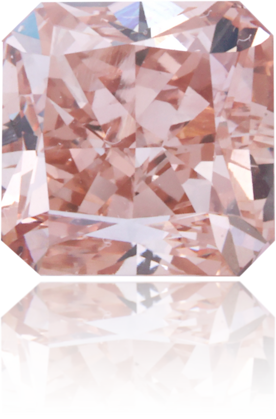 Natural Pink Diamond Square 1.29 ct Polished