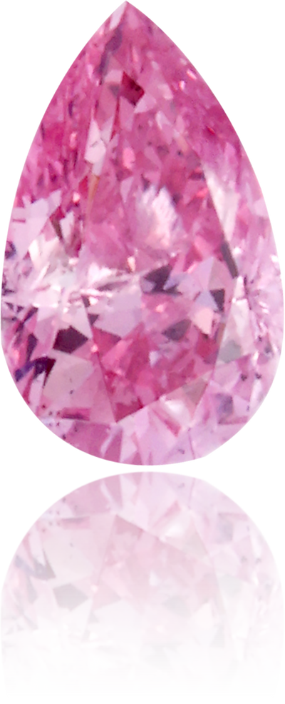 Natural Purple Diamond Pear Shape 0.21 ct Polished