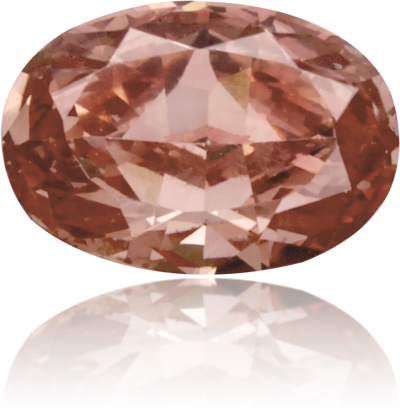 Natural Pink Diamond Oval 0.43 ct Polished