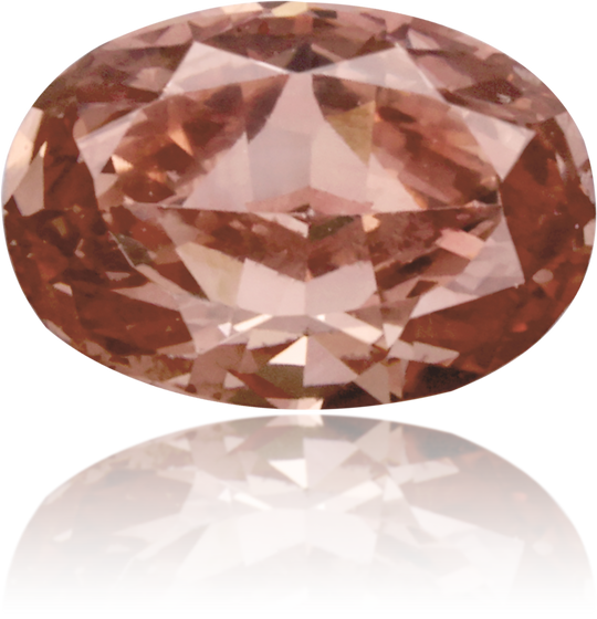 Natural Pink Diamond Oval 0.43 ct Polished