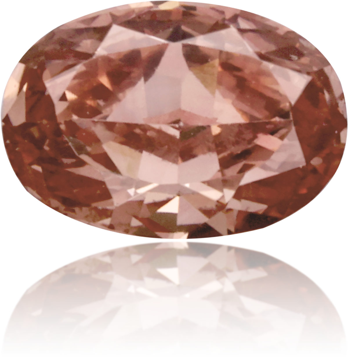 Natural Pink Diamond Oval 0.43 ct Polished