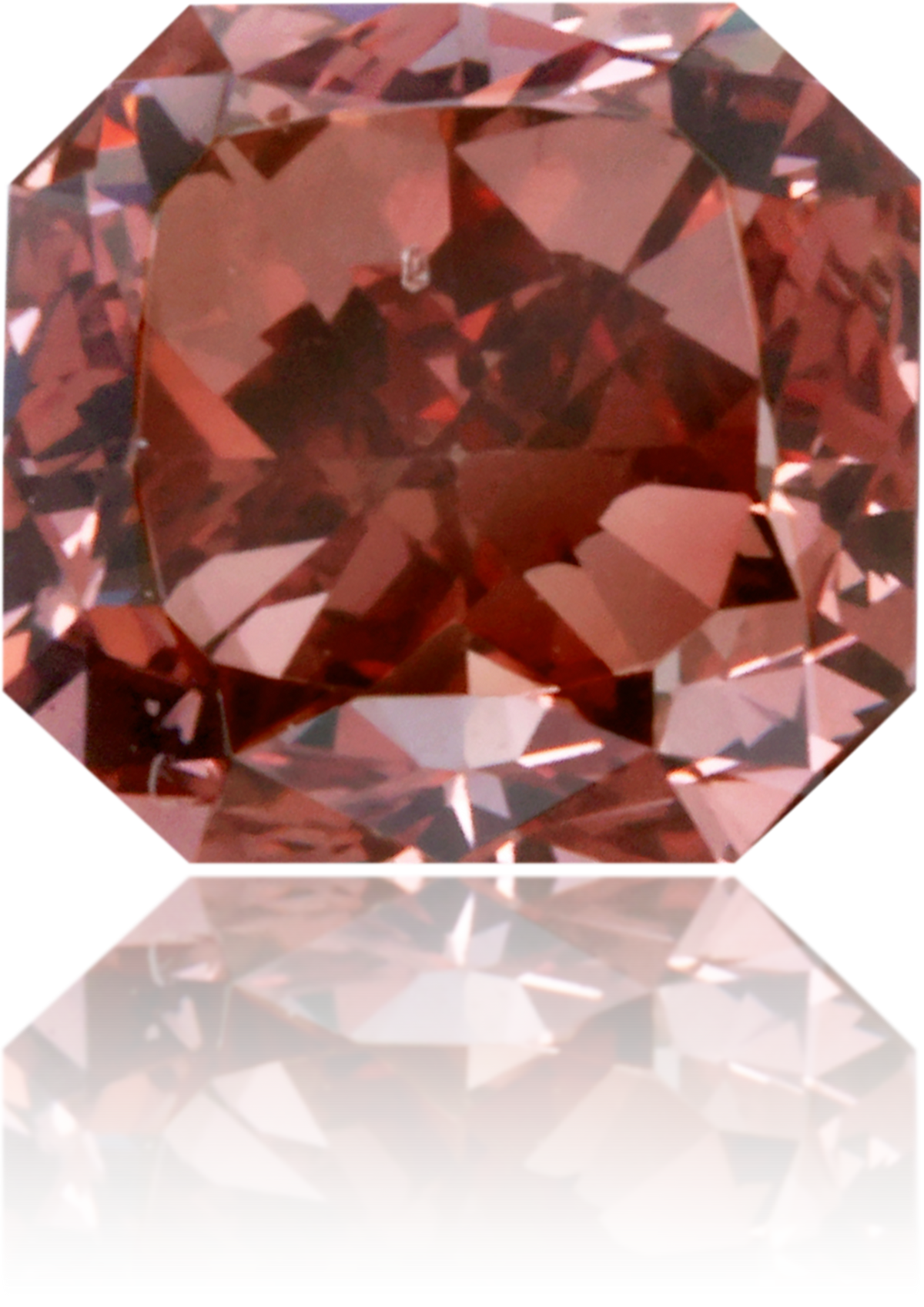 Natural Pink Diamond Rectangle 0.51 ct Polished