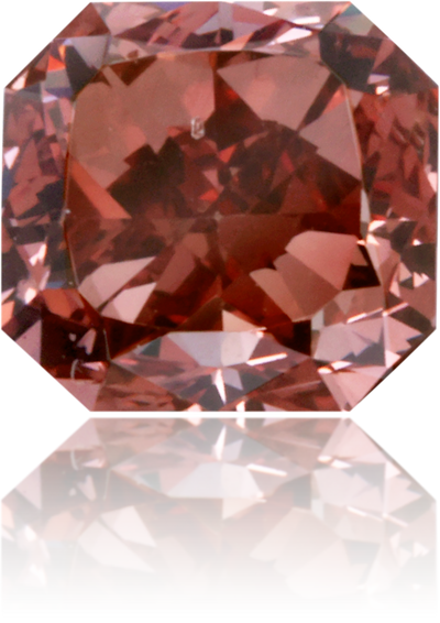 Natural Pink Diamond Rectangle 0.51 ct Polished