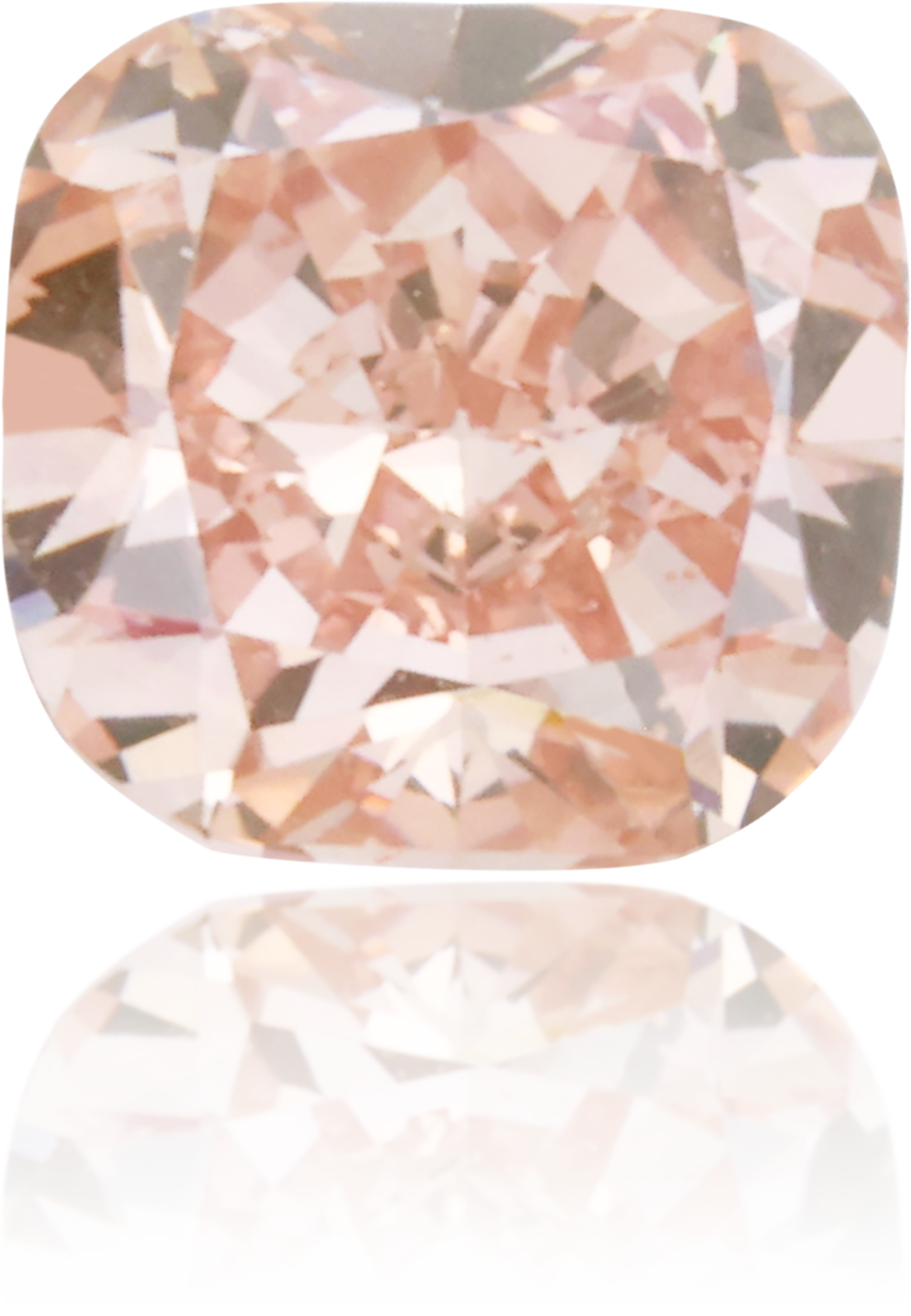 Natural Pink Diamond Square 0.63 ct Polished