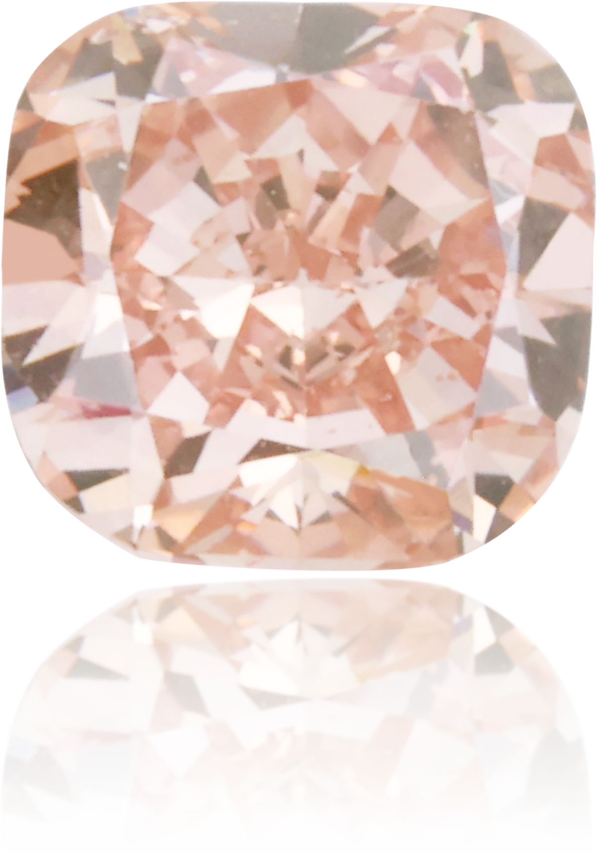 Natural Pink Diamond Square 0.63 ct Polished