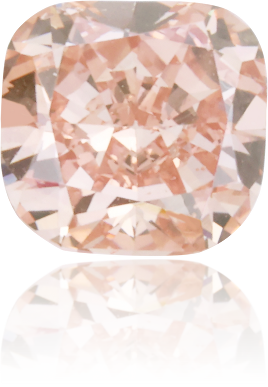 Natural Pink Diamond Square 0.63 ct Polished