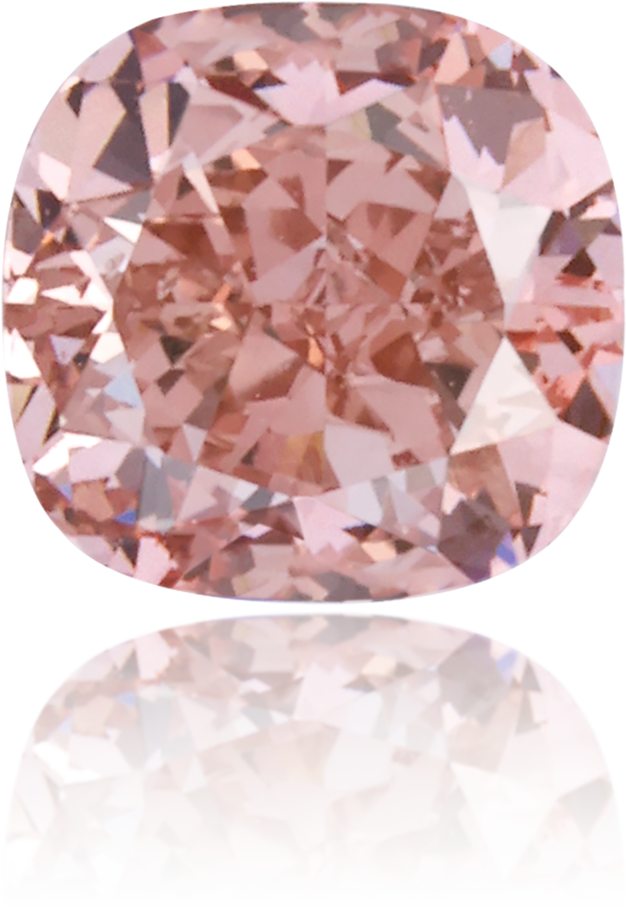 Natural Pink Diamond Cushion 0.64 ct Polished