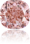 Natural Pink Diamond Cushion 0.64 ct Polished