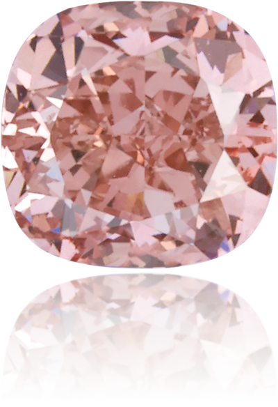 Natural Pink Diamond Cushion 0.64 ct Polished