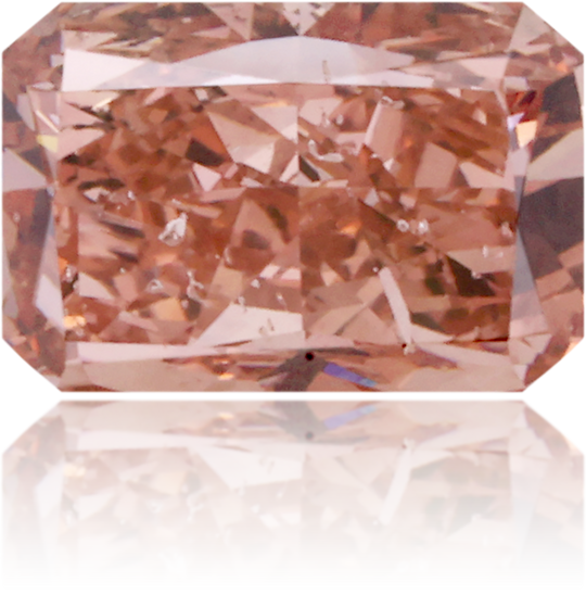 Natural Pink Diamond Rectangle 0.83 ct Polished