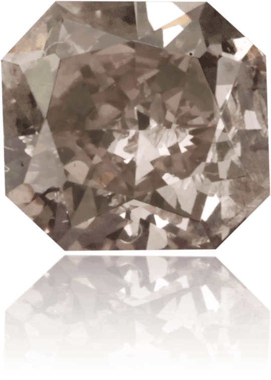 Natural Brown Diamond Square 0.42 ct Polished